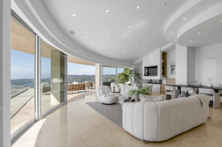 expansive ocean view from living room