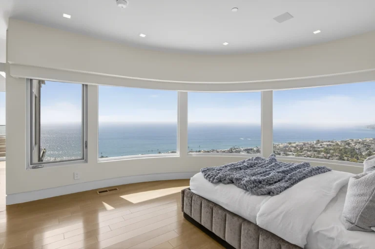 Master bedroom panoramic view of ocean